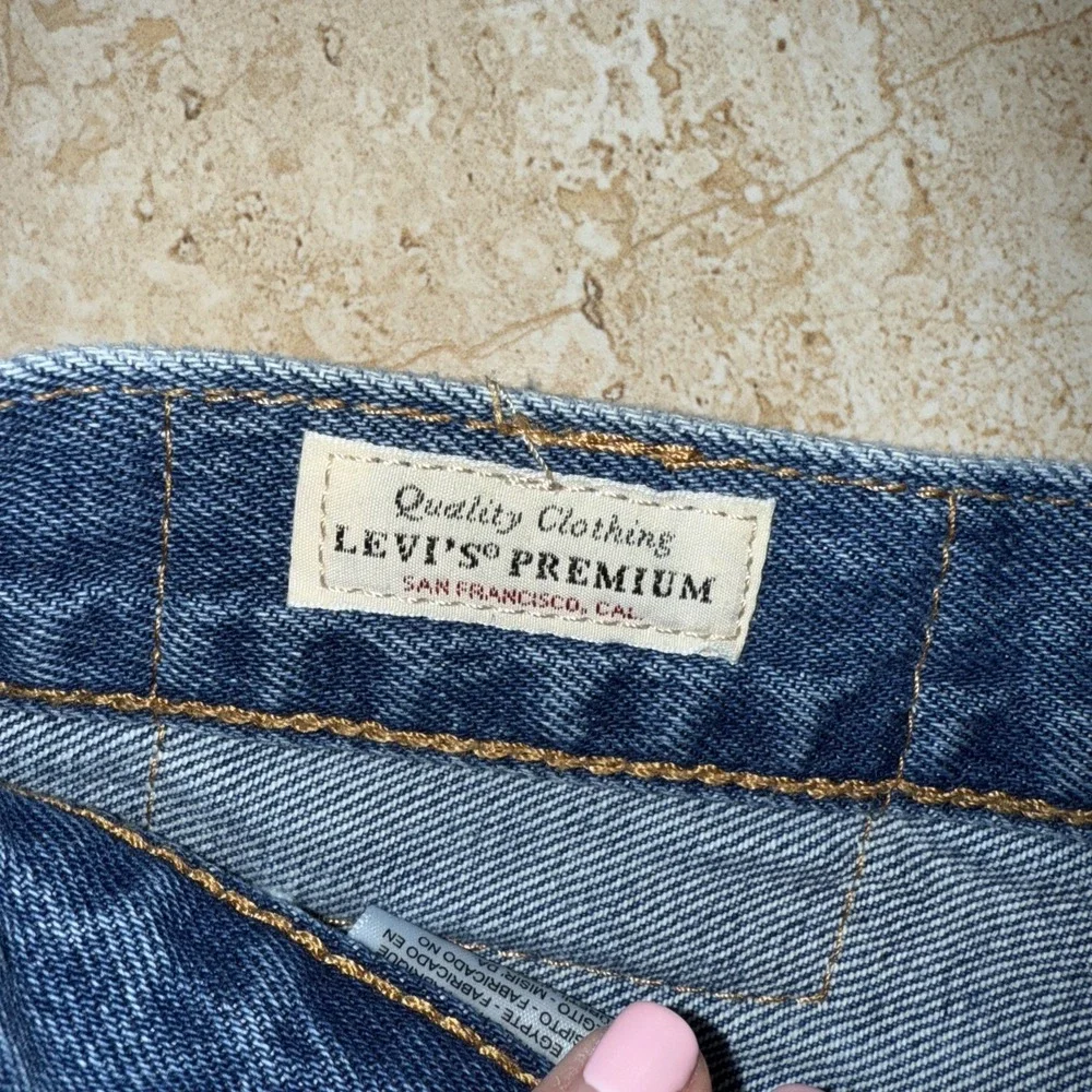 Levi's Premium 501‎ '93 Straight Jeans Blue W\ Stretch Men's 32X34. 4708